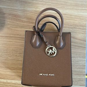 MK Tan Mini Tote-long strap included. Like new. Only used twice.